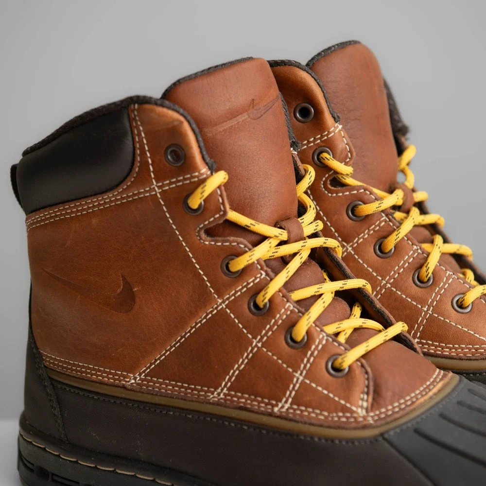 Nike ACG Woodside Men Sz 9 Duck Boots GorpCore Utility Rugged Hiking Winter Rain